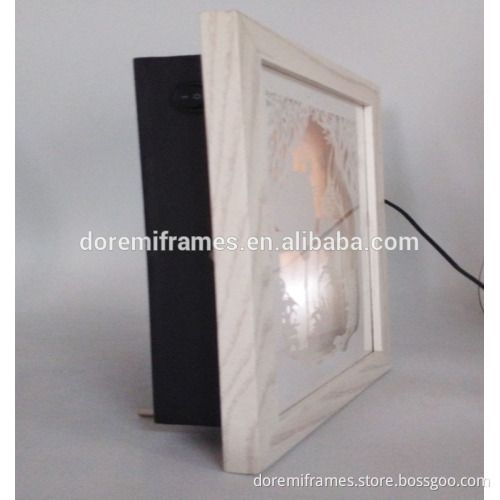 hot sale Custom paper cut led light shadow advertising box manufacturer
